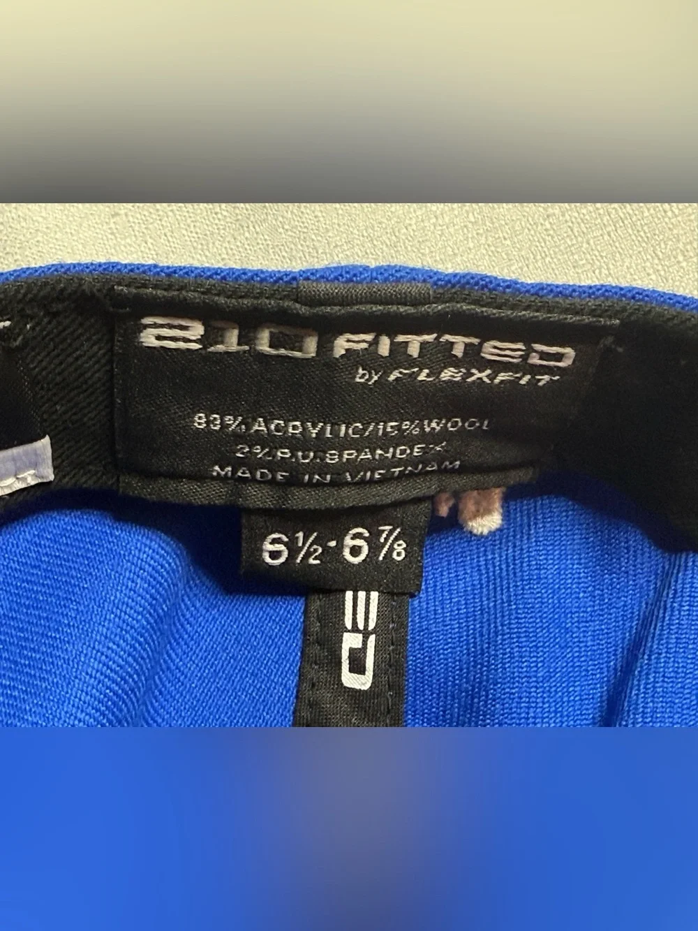 PING Golf Hat Blue Fitted FlexFit Embroidered Logo Cap Men’s S/M 6 1/2–6 7/8